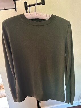 Banana Republic Olive Green Crewneck Sweater